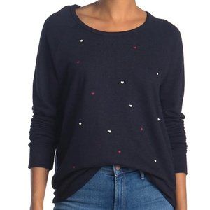 NWOT Sundry Hearts Raglan Crewneck Sweatshirt